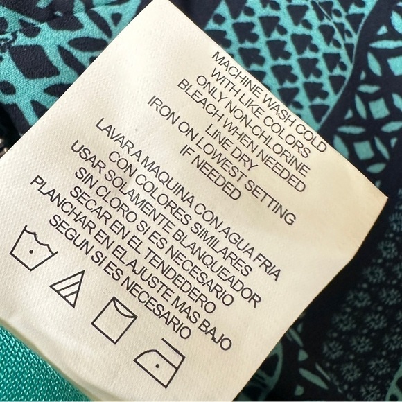 Blue Maxi Dress Euro Summer Vacation Size Medium Boho - Picture 8 of 13